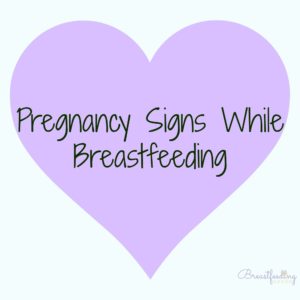 Pregnancy Signs While Breastfeeding 2