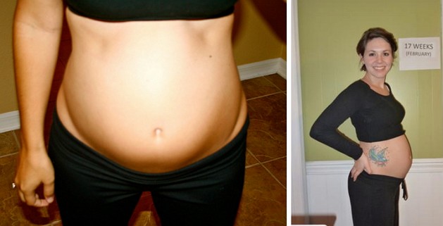 17 weeks pregnancy photos
